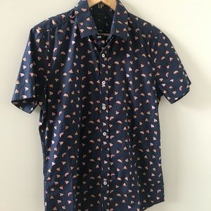 RW&CO. Watermelon Men short sleeves shirt - EUC - S - Slim fit